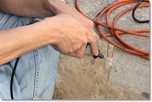 Cutting Tile with a Dremel