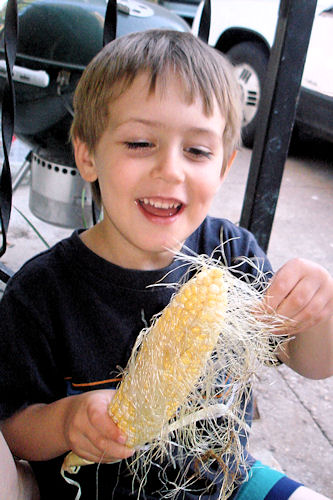 Low Country Shucking Corn