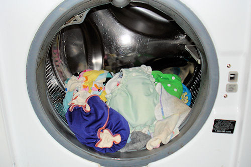 Washing Cloth Diapers