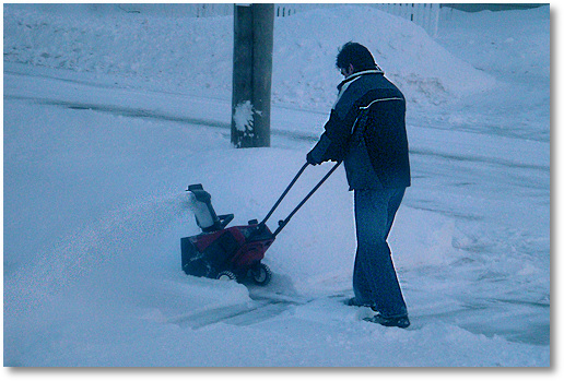 Snowblowing