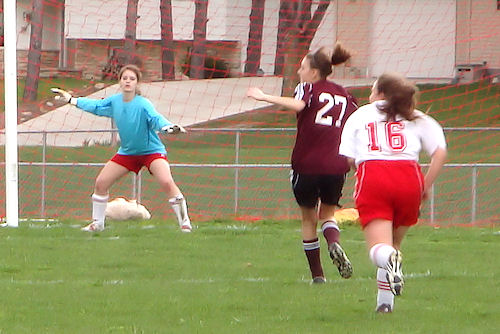 Angel Face Playing Soccer