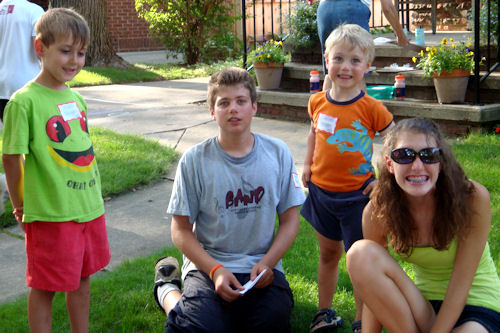 Block Party Kids Smiling