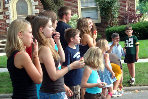 Block Party Watermelon Seed Spitting