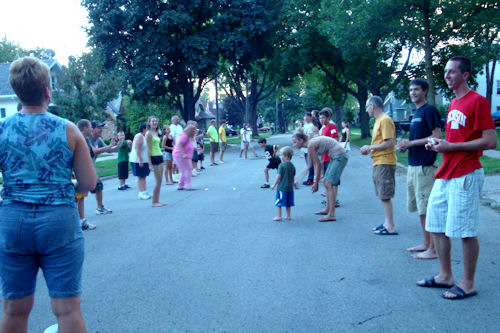 Block Party Egg Toss Line