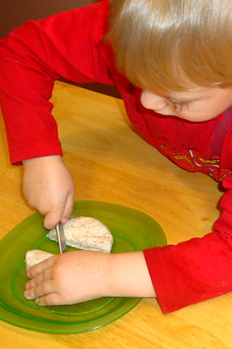 Bubble Up Pizza Recipe - Little Guy Cuts Biscuits