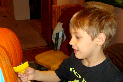 Carving Pumpkins 2010 - Z-Man