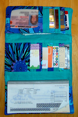 Checkbook Cover - Finished