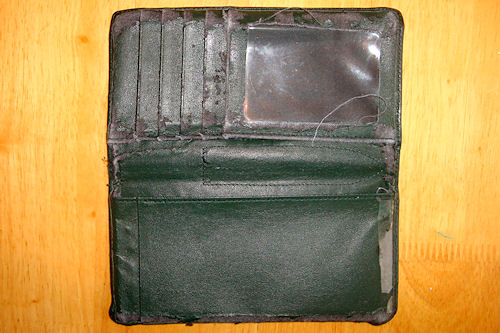 checkbook. Checkbook Cover - Old and