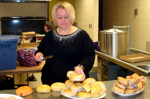 Early Childhood Conference 2010 - Nicole with Bagels