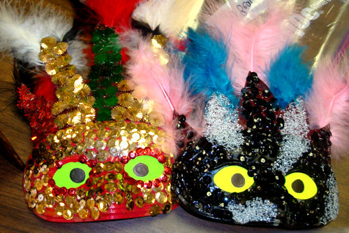 Early Childhood Conference 2010 - Mardi Gras Mask Puppets