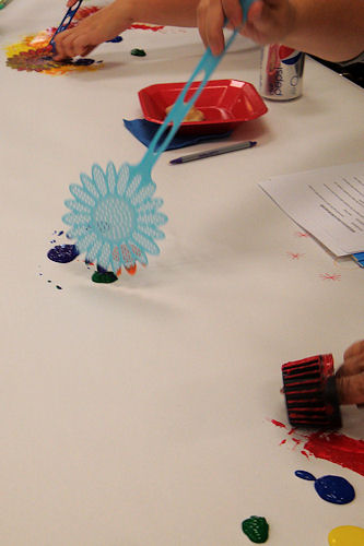 Early Childhood Conference 2010 - Painting with Fly Swatter