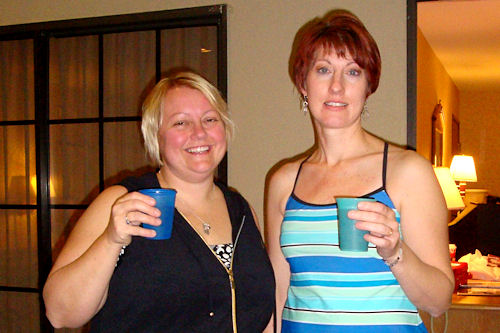 WECA Early Childhood Conference 2010 - Us with Drinks