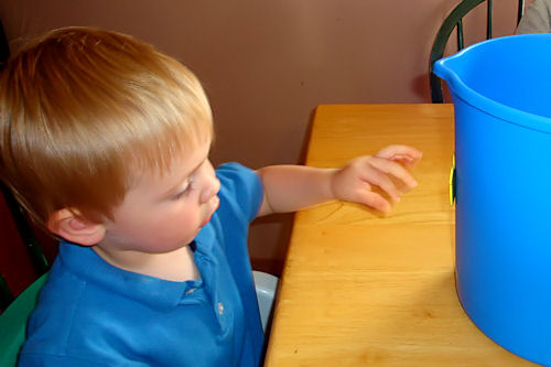 Easy Father's Day Craft - C Sticks Pieces On