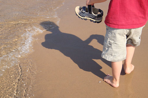 Little Guy's Bare Feet