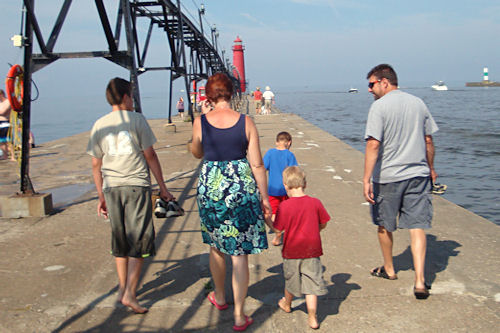 Walking to the Light House