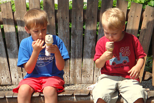 Boys with Ice Cream