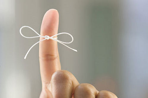 Finger with String