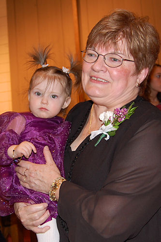 Flower Girl Peanut with Grandma