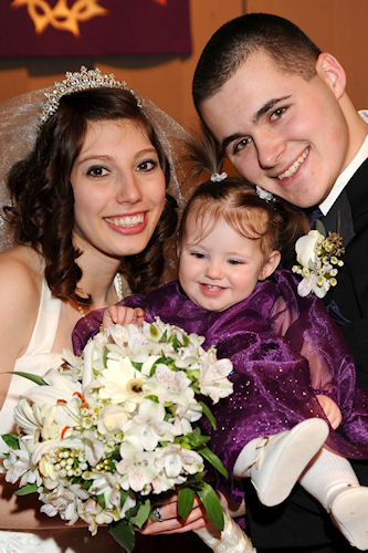 Flower Girl Peanut Finally Smiles!