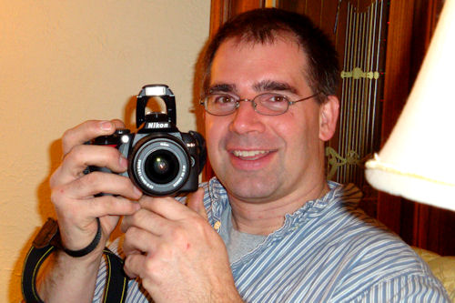 Holiday Party Tips - Uncle Jon with Camera