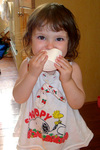 Peanut Eats a Giant Marshmallow