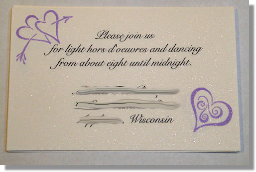 Reception Cards