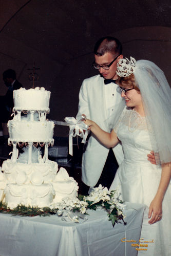 Mom and Dad's Wedding - Cutting the Cake