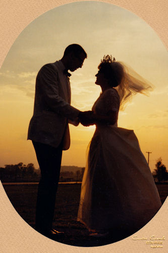 Mom and Dad's Wedding - Silhouette