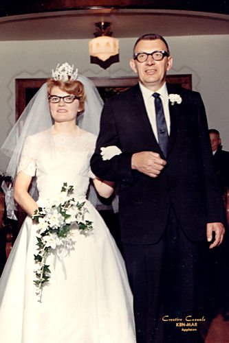 Mom and Dad's Wedding - Walking up the Aisle