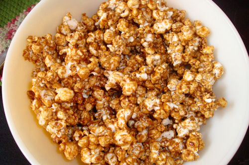 Microwave Caramel Corn Recipe - Coated!