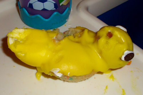 Rubber Duck Cupcakes - Squashed Duck
