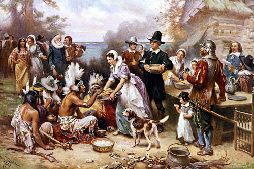 Native Americans - First Thanksgiving Picture