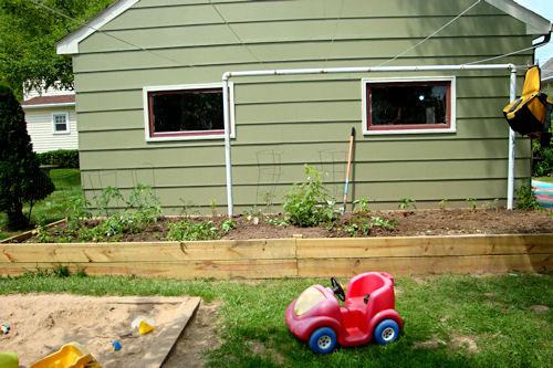 Raised Garden - Lengthwise View