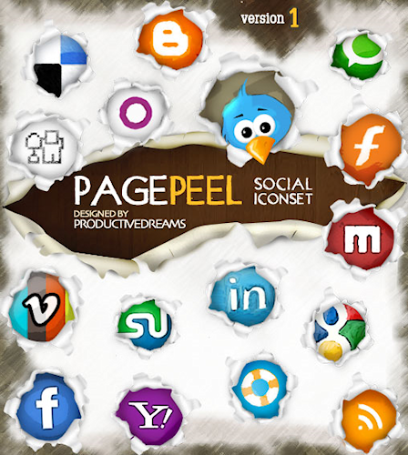 Page Peel Social Media Icons - Gopal Raju