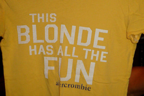 Clothes Swap - This Blonde has All the Fun Shirt