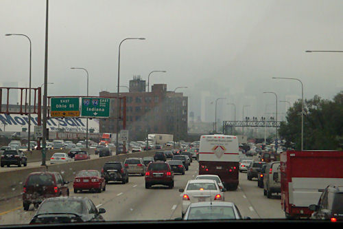 Chicago Trip - Foggy Skyline