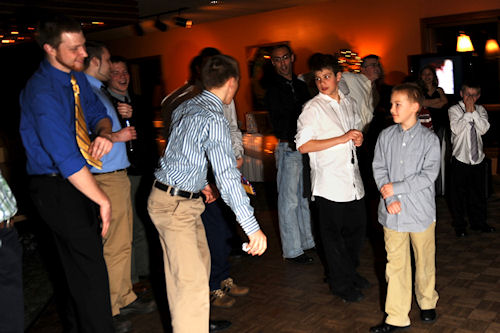 Wedding Reception - Catching the Garter