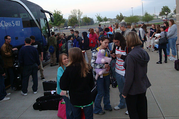 Chicago Trip 2011 - Milling Around the Bus