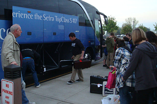 Chicago Trip 2011 - Teacher Packing the Bus