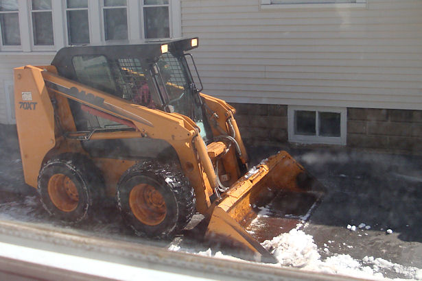 Egress Window - Pushing the Snow Back