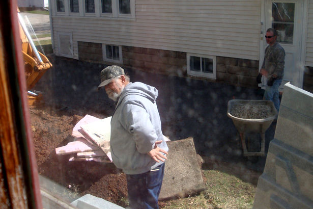 Egress Window - Workers Looking