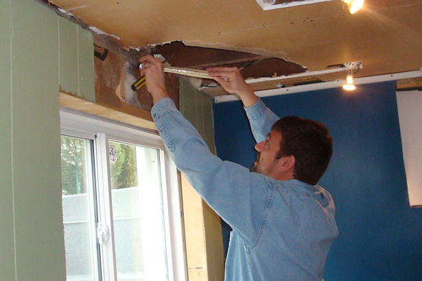 Egress Window - Working on the Wall