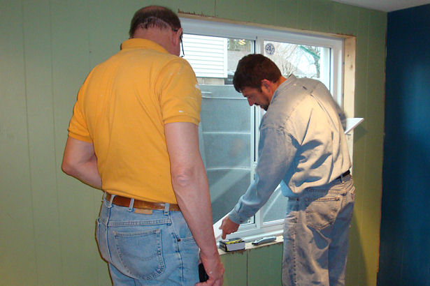 Egress Window - Trimming the Window