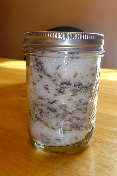 Homemade Bath Salts Recipe - Single Jar