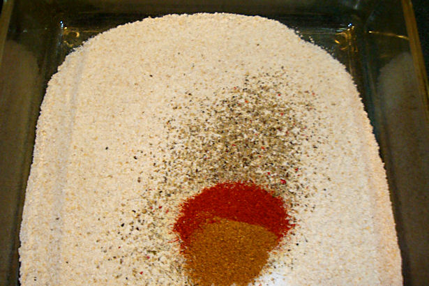 Hot Wings Recipe - Flour with Seasonings