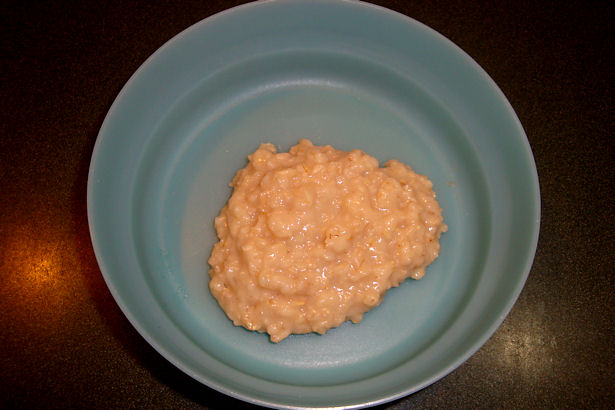 Ikea Dishes - Bowl with Oatmeal