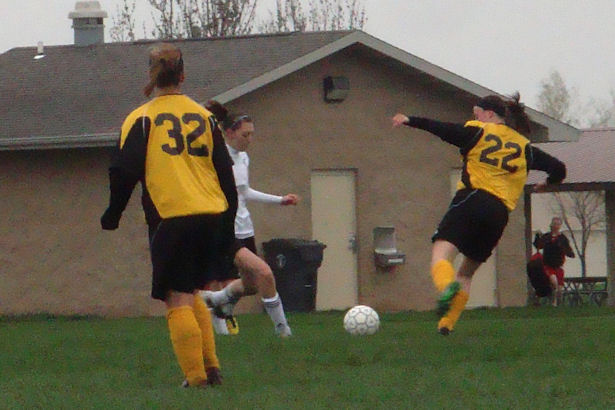 Angel Face Playing Soccer