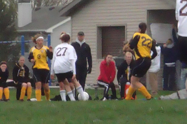 Angel Face Playing Soccer