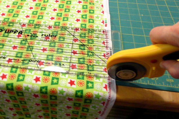 ... fabric and planned to fold it in half to make a medium-ish sized gift