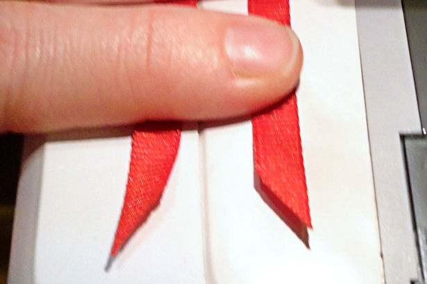 Make Cloth Gift Bags - Ribbon Ends